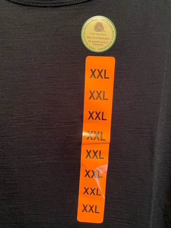 Seg’ments Women's Black Long Sleeve 100% Merino Wool Top…size XXL - Picture 5 of 7